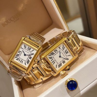 Cartier Tank Must 33.7*25mm for Medium 29.5*22mm for Small Solar Quartz Movement Watch